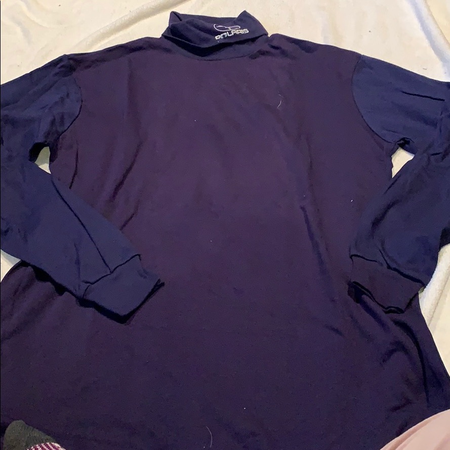 New Polaris Turtleneck Navy Blue Men’s Shirt Z01